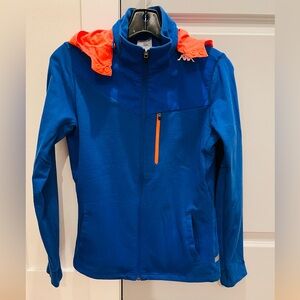 Kappa Blue cotton Jacket with hood